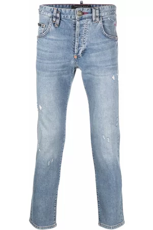 Philipp Plein Vaqueros slim con logo bordado
