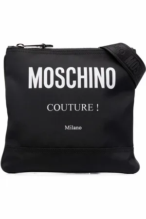 Moschino Bolso messenger con panel del logo