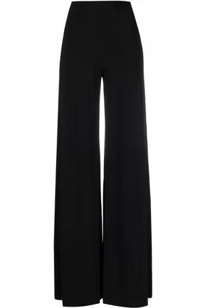 Norma Kamali Pantalones anchos de talle alto