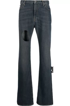 OFF-WHITE Vaqueros Hands-Off con efecto envejecido