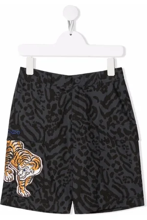 Kenzo Pantalones cortos con motivo de tigre