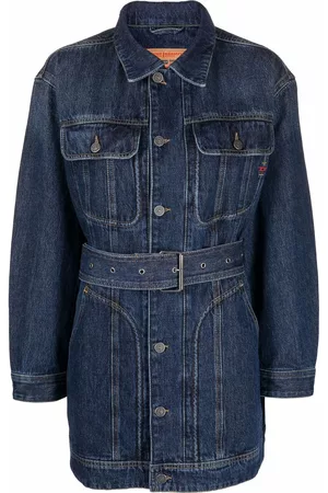 Diesel Chaqueta vaquera De-Flaminia con cinturón