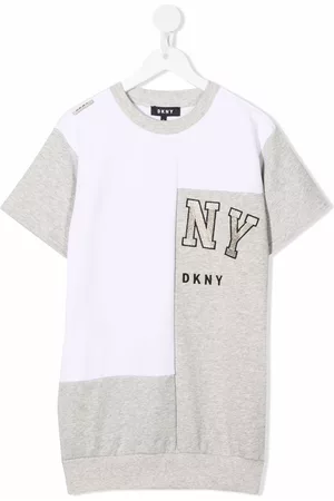 DKNY Vestido corto con logo bordado
