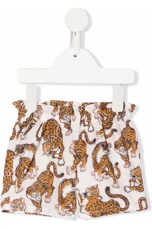 Kenzo Pantalones con cinturilla elástica y estampado gráfico