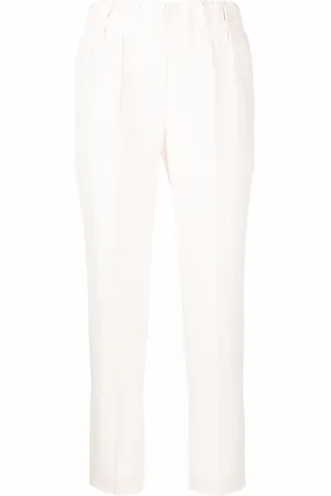 Brunello Cucinelli Pantalones capri slim