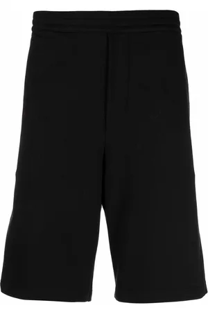 Prada Bermudas con parche del logo triangular