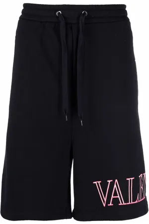 VALENTINO GARAVANI Bermudas fluidas con logo estampado