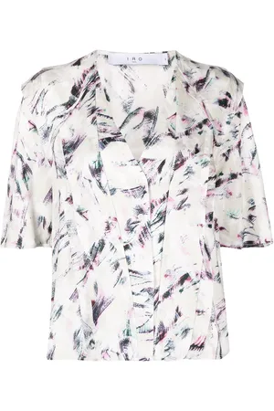 IRO Blusa con cuello en V