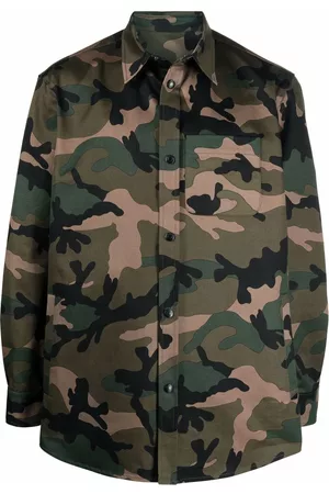 VALENTINO GARAVANI Sobrecamisa con motivo militar