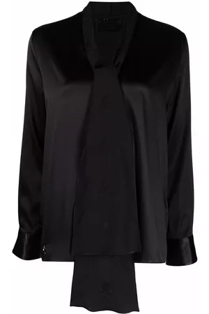 Philipp Plein Blusa con lazo en el cuello