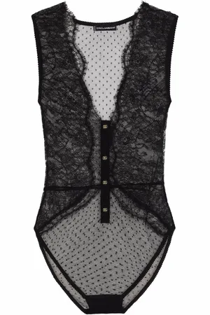Dolce & Gabbana Body con escote pronunciado