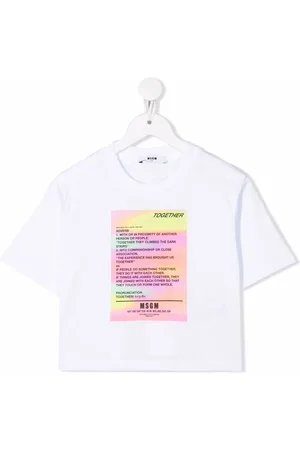 Msgm Camiseta corta con estampado gráfico