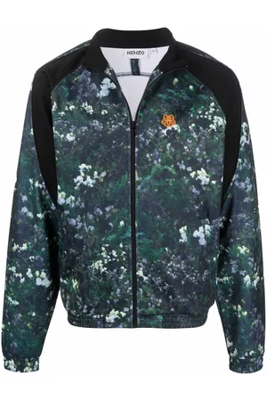 Kenzo Chaqueta con cremallera y estampado floral