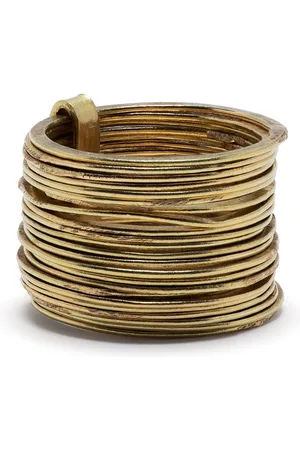 DISA ALLSOPP Anillo Round Stack en oro amarillo de 18kt