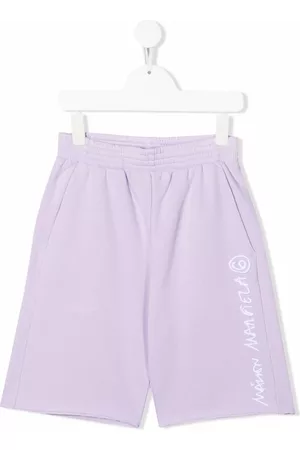 Maison Margiela Pantalones cortos de deporte con logo