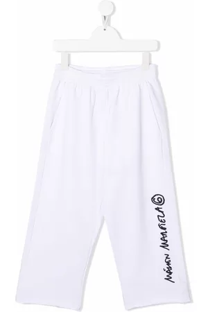 Maison Margiela Pantalones de chándal con logo estampado