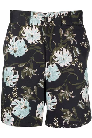 Erdem Bermudas chino con estampado floral