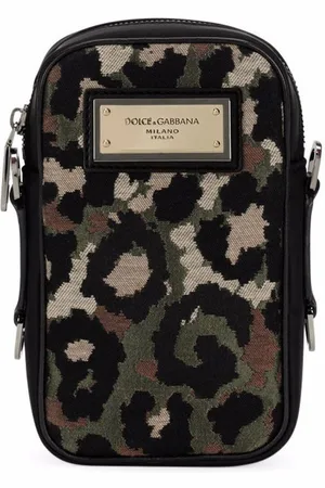 Dolce & Gabbana Bolso messenger mini con motivo militar