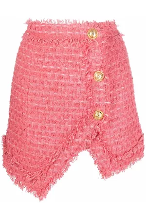 Balmain Minifalda texturizada
