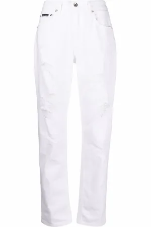 Dolce & Gabbana Vaqueros boyfriend con efecto envejecido