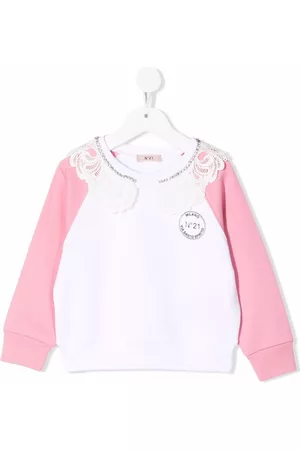 Nº21 Sudadera con ribete de encaje
