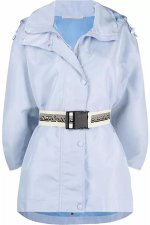Stella McCartney Chaqueta con cinturón y capucha