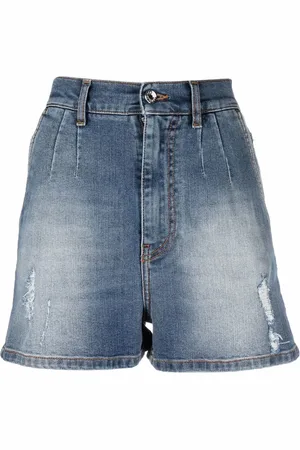 Dolce & Gabbana Pantalones vaqueros cortos con efecto envejecido