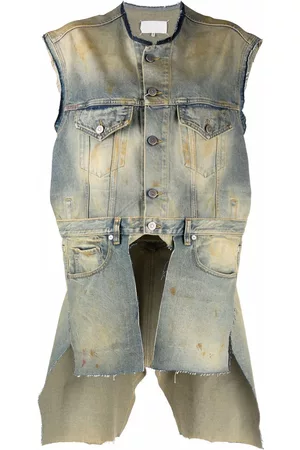 Maison Margiela Chaleco Derelict vaquero