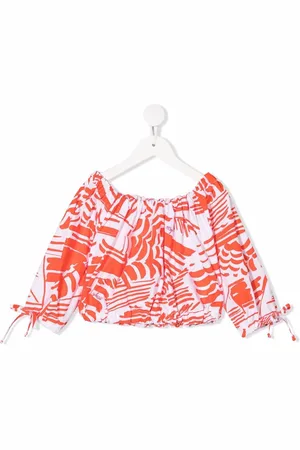 Msgm Blusa con motivo tie-dye