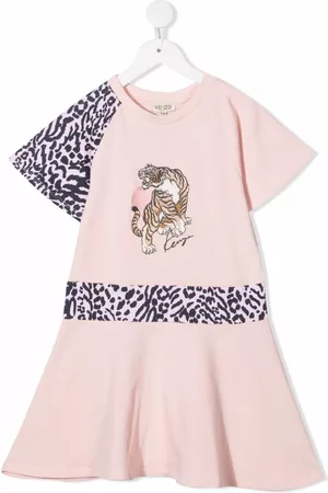 Kenzo Vestido con animal print
