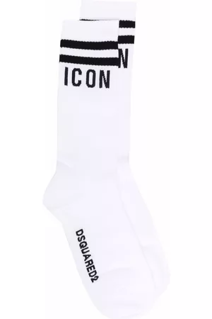 Dsquared2 Calcetines en intarsia con logo