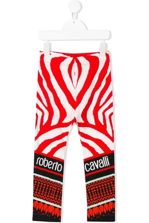 Roberto Cavalli Leggins con estampado Zebra Foulard