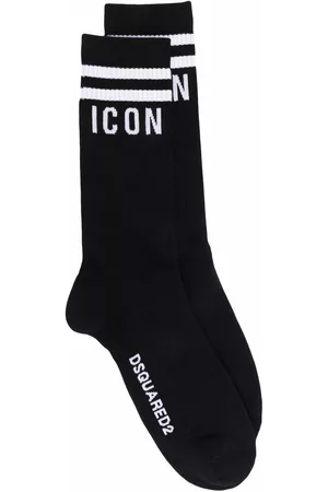 Dsquared2 Calcetines en intarsia con logo