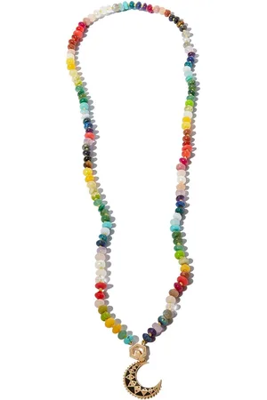 HARWELL GODFREY Collar rainbow en oro amarillo de 18 ct con gemas
