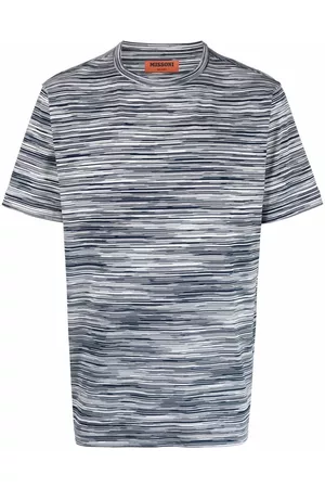 Missoni Camiseta de marga a rayas