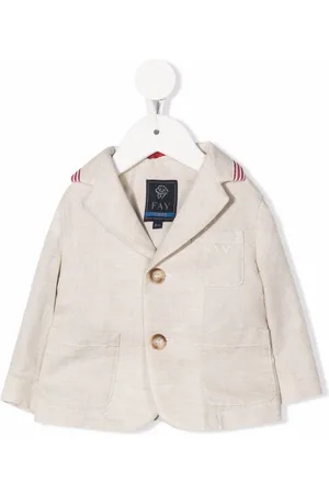 FAY Blazer con botones y logo bordado