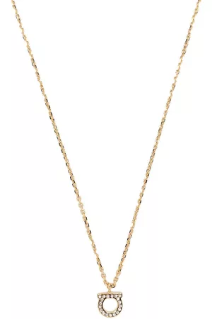 Salvatore Ferragamo Collar Gancini con cristales