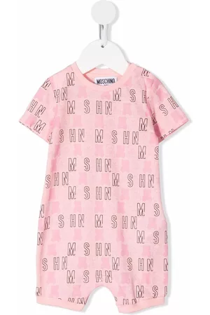 Moschino Pelele de manga corta con logo
