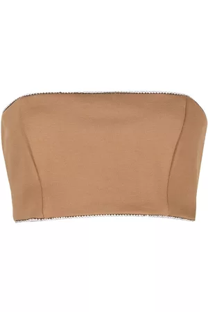 Staud Top corto estilo corpiño