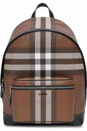 Burberry Mochila con estampado a cuadros