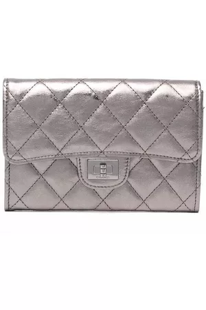 CHANEL Cartera Mademoiselle con acolchado de rombos 2007