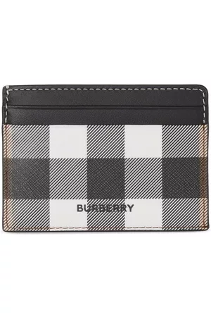 Burberry Tarjetero con motivo de cuadros