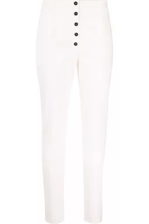 Serafini Pantalones slim de talle alto