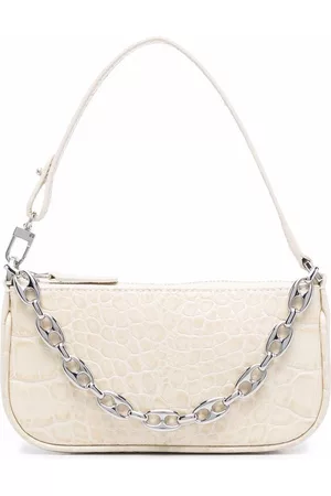 By Far Bolso de hombro Rachel con efecto de piel de cocodrilo