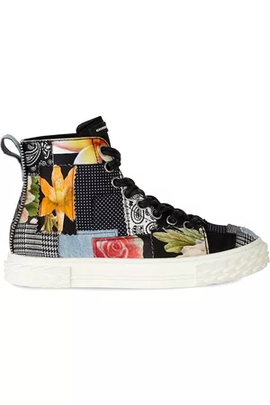 Giuseppe Zanotti Zapatillas altas con diseño patchwork