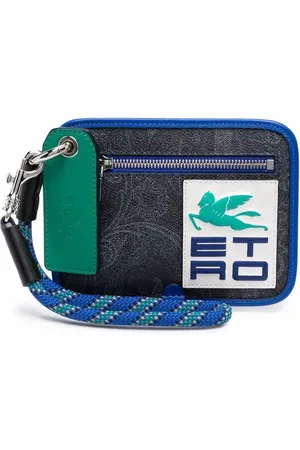 Etro Cartera con parche y logo