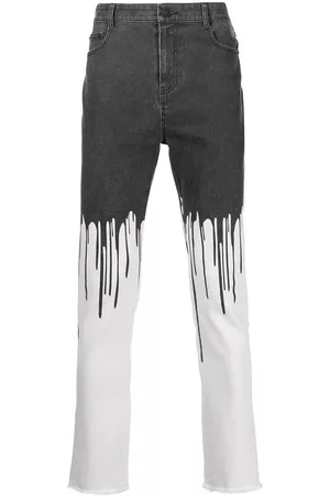 HACULLA Vaqueros Dripping skinny de talle medio