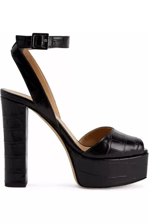 Giuseppe Zanotti Sandalias Betty con plataforma y efecto de piel de cocodrilo