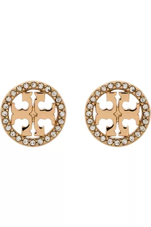 Tory Burch Pendientes Miller con apliques de pavé