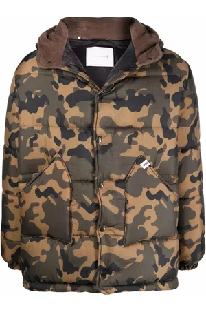 MACKINTOSH Plumífero con motivo militar